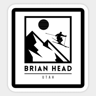 Brian Head Utah United States ski Sticker